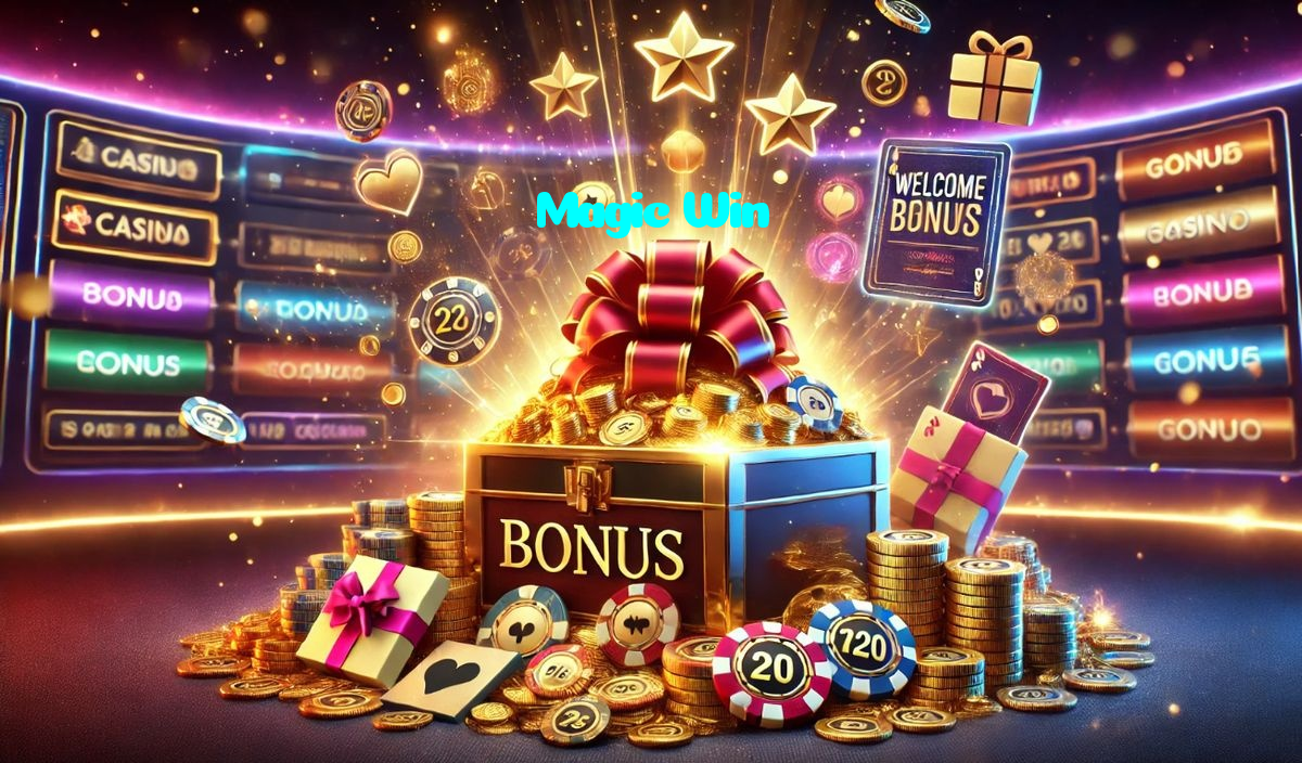 Magic Win casino presented on mobile device in Pakistan with slots and live games