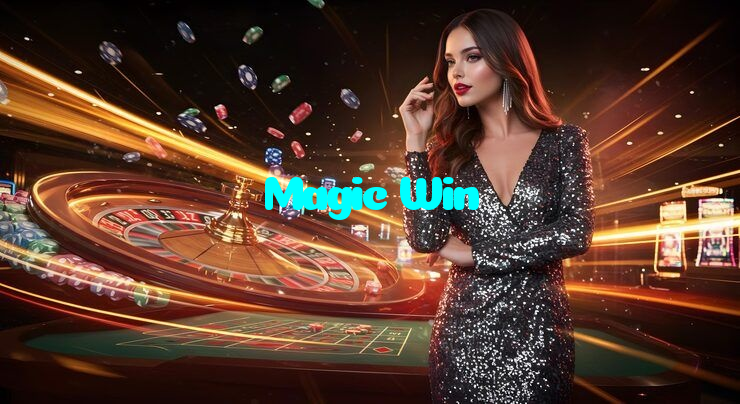 Magic Win casino presented on mobile device in Pakistan with slots and live games